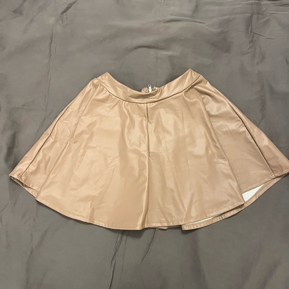 Fashion Nova Tan Circle Skirt - Picture 8 of 11